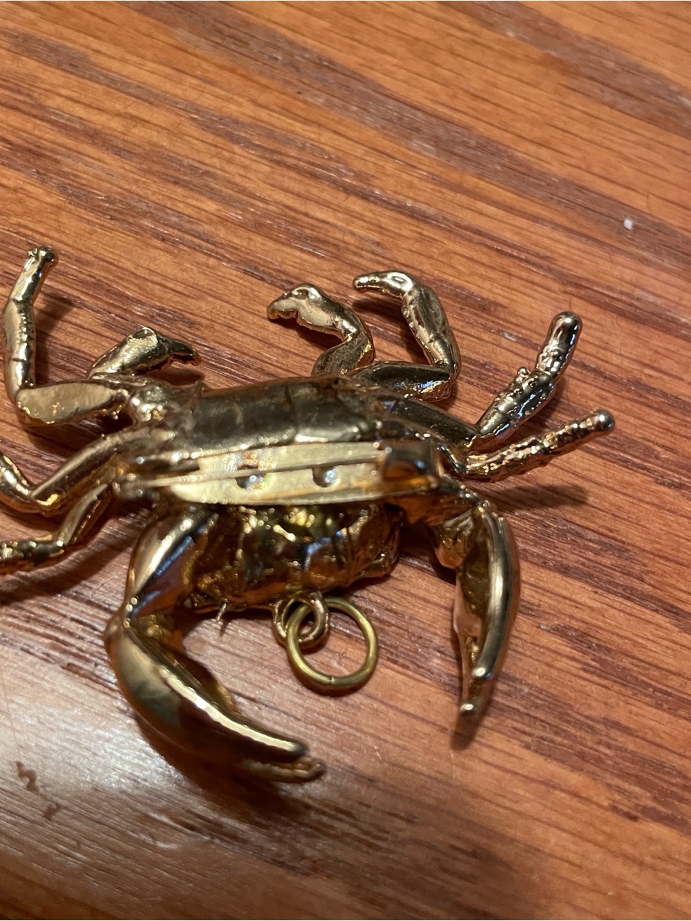 Gold Tone Crab pendant / Brooch - Picture 5 of 6